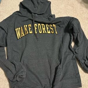 Wake Forest University, champion, hooded sweatshirt size large